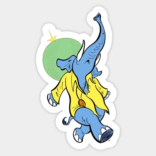 Disco Elephant in the Room! Sticker